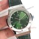 AAA Grade Replica Hublot Classic Fusion Green Dial Green Leather Strap Watch 42mm (2)_th.jpg